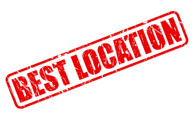 BEST LOCATION red stamp text