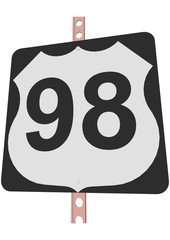 US 98 Route sign