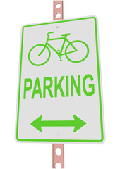 Traffic Sign Bicycle parking