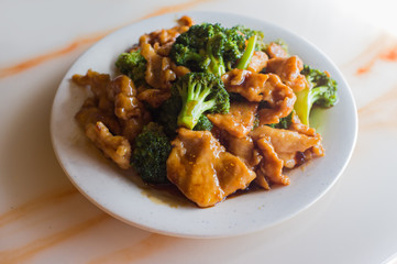 Chicken and Broccoli