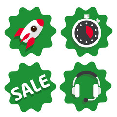 VectorIconsFlatSetDigital