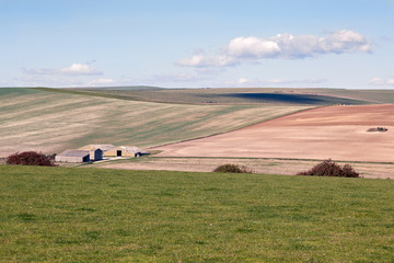 Obraz premium Scenic view of the rolling Sussex countryside