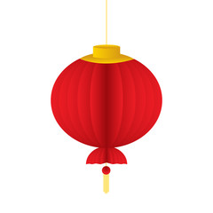 chinese lantern template vector/illustration