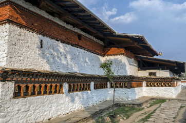 Fototapeta na wymiar Kyichu Lhakhang Temple, Paro, Bhutan - also known as Kyerchu Temple or Lho Kyerchu is an important Himalayan Buddhist temple situated in Lango Gewog of Paro District in Bhutan.