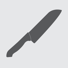 Knife icon or sign. Vector illustration.
