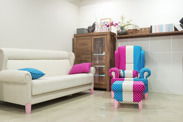Living room interior furniture
