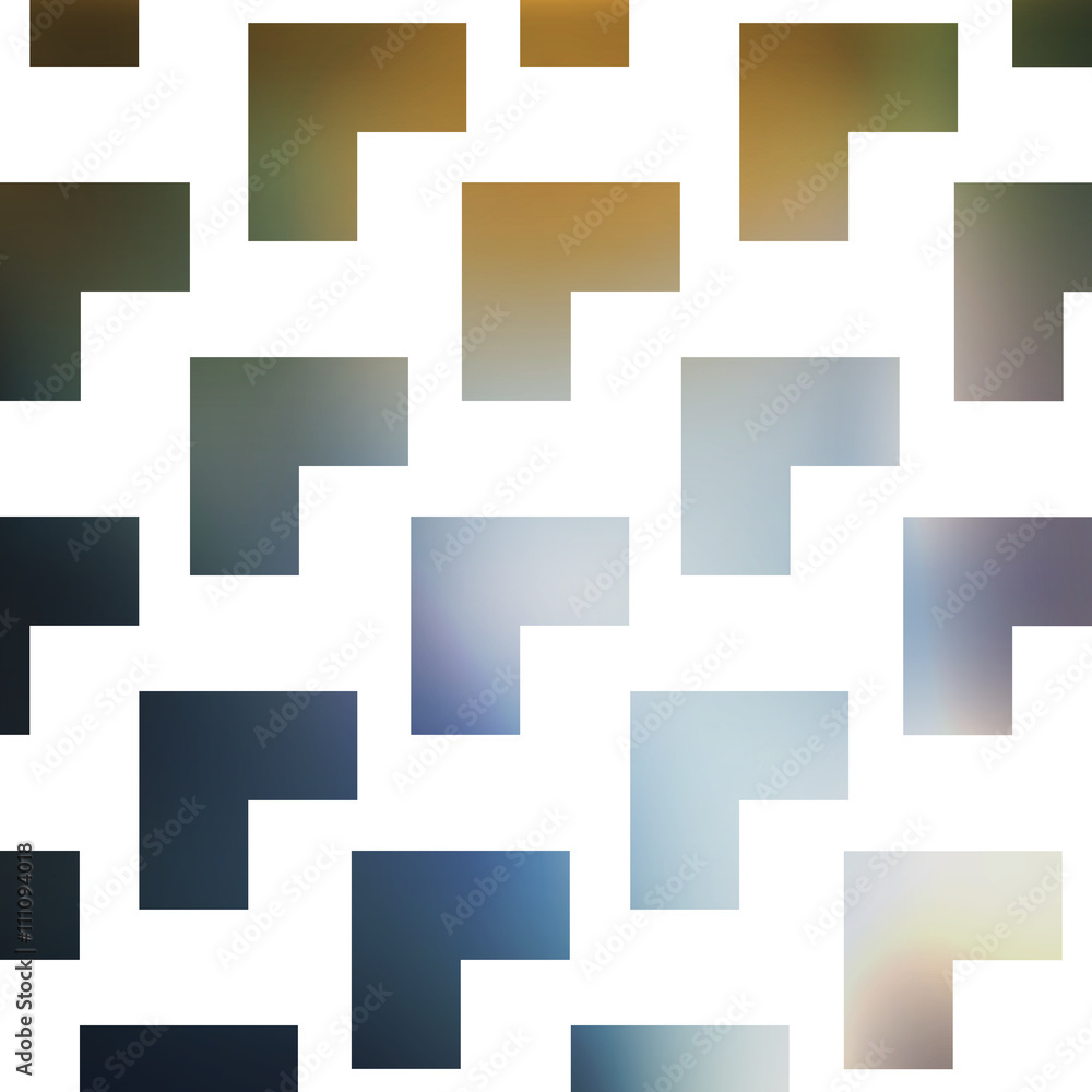 Poster abstract background design with geometric pattern