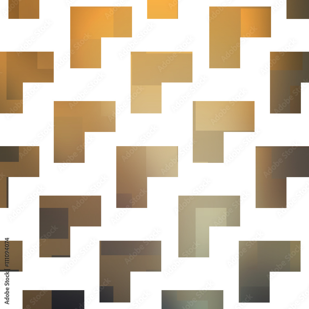 Poster abstract background design with geometric pattern