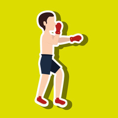 boxing sport design 