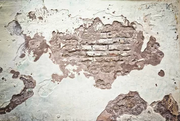 Papier Peint photo Vieux mur texturé sale Fond de mur de rue âgé, texture