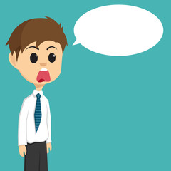 Shock Businessman See Something