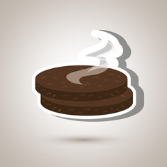 delicious burger  design 