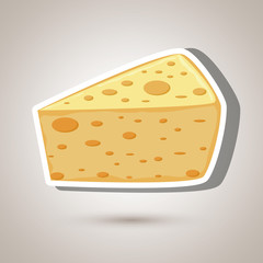 cheese isolated design 