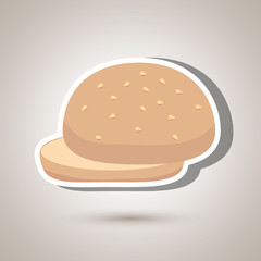 delicious burger  design 