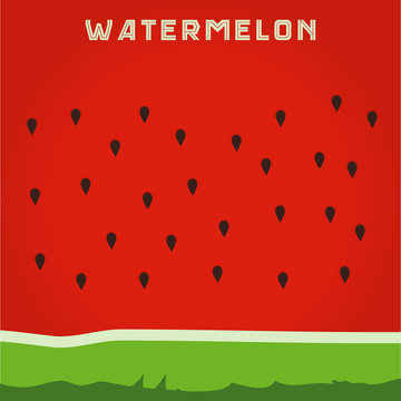 backgroundof the watermelon
