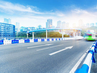 Naklejka premium traffic on highway