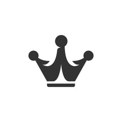 Crown Icon. Vector logo element for template