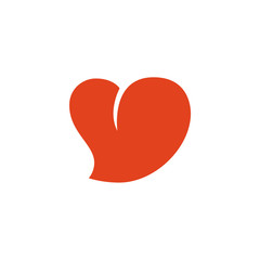Heart Icon. Vector logo element for template