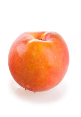 peaches isolated on white background