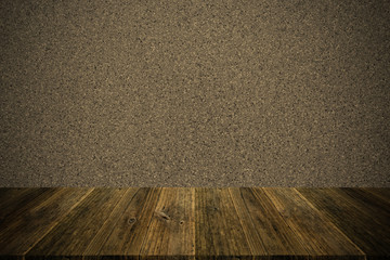 Wall texture surface vintage style with Wood terrace