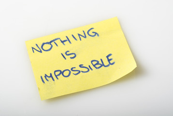 impossible reminder leaflet