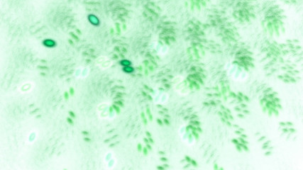 Pattern of leaves. Bird tracks. Mysterious psychedelic relaxation wallpaper. Sacred geometry. Fractal abstract pattern. Digital artwork creative graphic design.