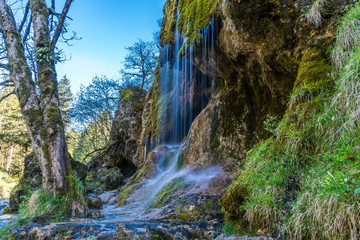 Schleierfälle in der Ammerschlucht in Bayern