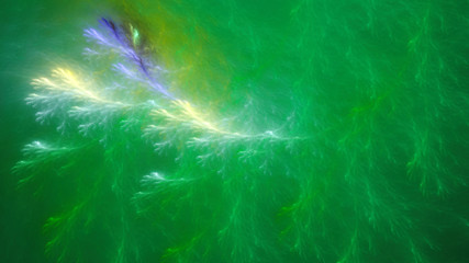 Bright colored lightning. Thunder Sky. Mysterious psychedelic relaxation wallpaper. Sacred geometry. Fractal abstract pattern. Digital artwork creative graphic design. Format 16:9 widescreen monitors.