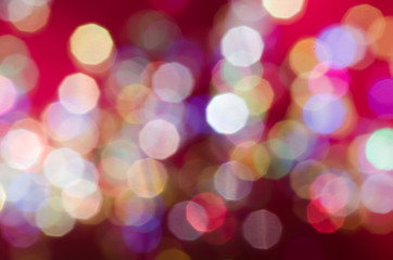holiday multicolored blurred lights