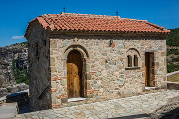 Fototapeta premium Holy Trinity Monastery (Agia Trias). Meteora, Peneas Valley.