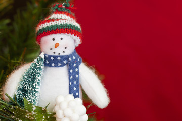 snowman christmas ornament