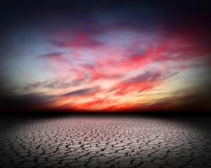 Desert landscape crack   background 