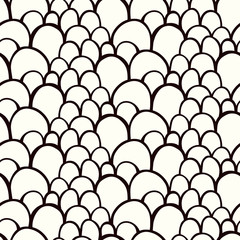 Seamless pattern with scale texture