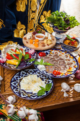 Oriental cuisine appetizers