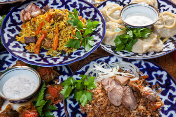 Several different Pilafs