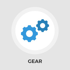 Gear Flat Icon