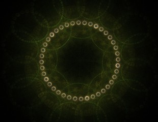 Geometry of Space series. Visually attractive backdrop made of conceptual grids curves and fractal elements suitable as element