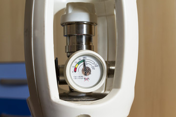 Close up the dispensing medical oxygen device