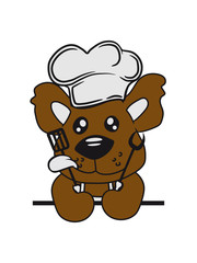 Eat text cook cooking delicious restaurant chef, kitchen grill master chef hat apron pancake teddy bear funny sweet