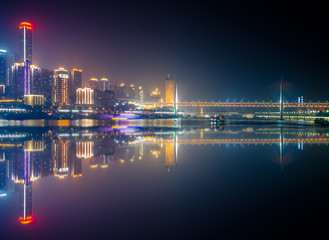 Obraz premium nightview of chongqing cityscape