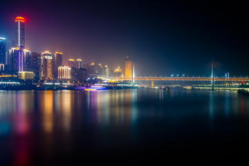 Fototapeta na wymiar nightview of chongqing cityscape