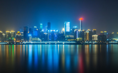 Fototapeta premium nightview of chongqing cityscape