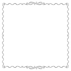 Decorative black square frame.