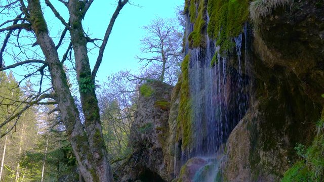 Schleierf&auml;lle in der Ammerschlucht in Oberbayern