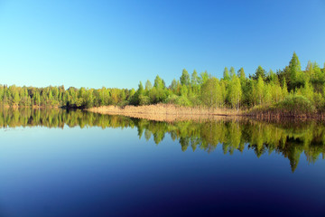 отражение на воде