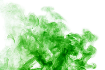 green smoke on the white background - 111119224