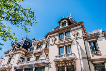 Fototapeta na wymiar Le château Lumière à Lyon