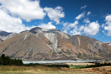 New Zealnad countryside near the Rakia River