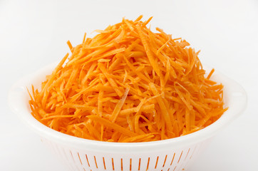 ニンジンシリシリの下ごしらえ