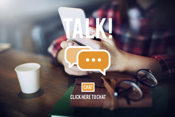 Talking Talk Communication Conversation Concept
